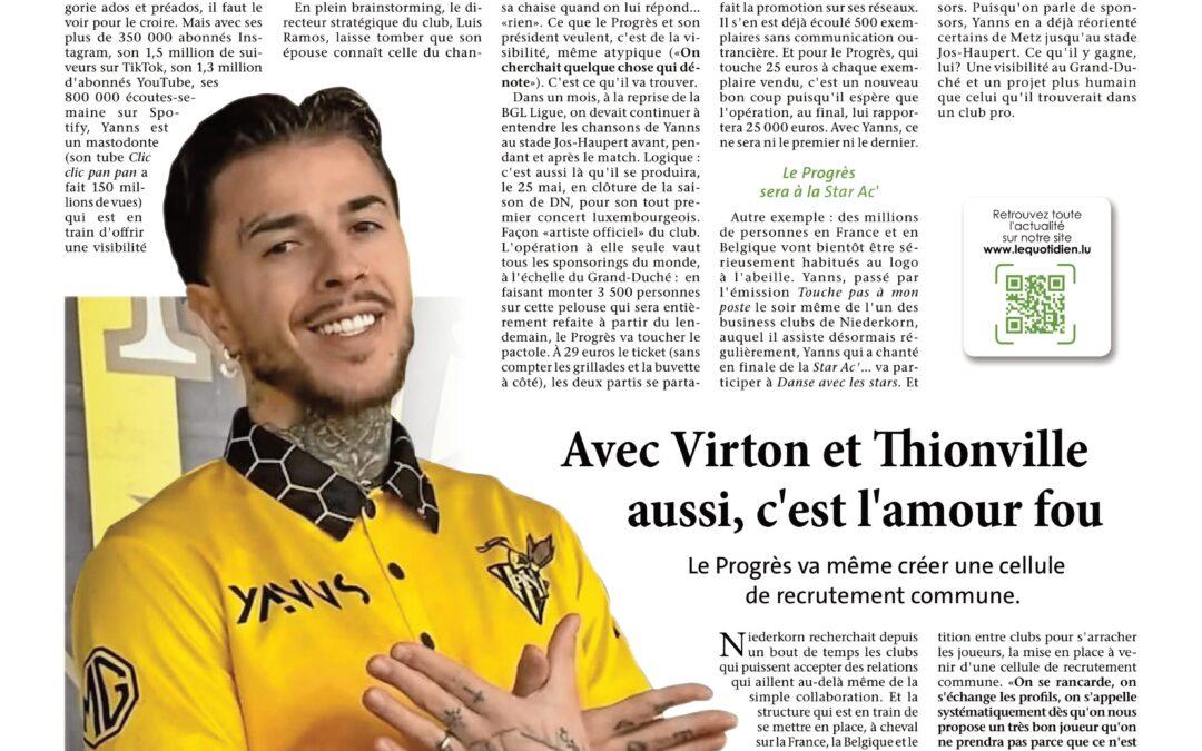 YANNS & PROJET TRANSFRONTALIER