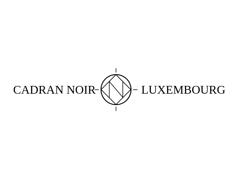 CADRAN NOIR